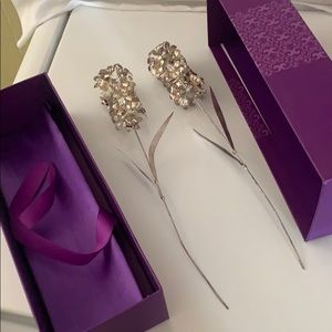 Two Real Silver Hyacinth Branches, Persian Hand Made.